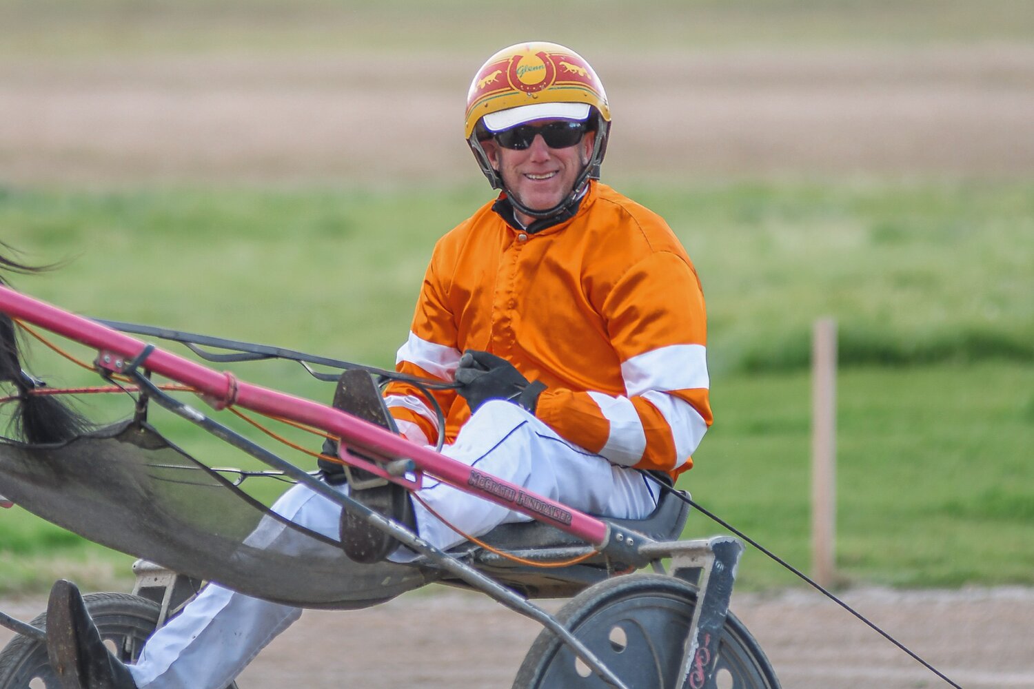 Veteran sore but lucky after horrific race fall