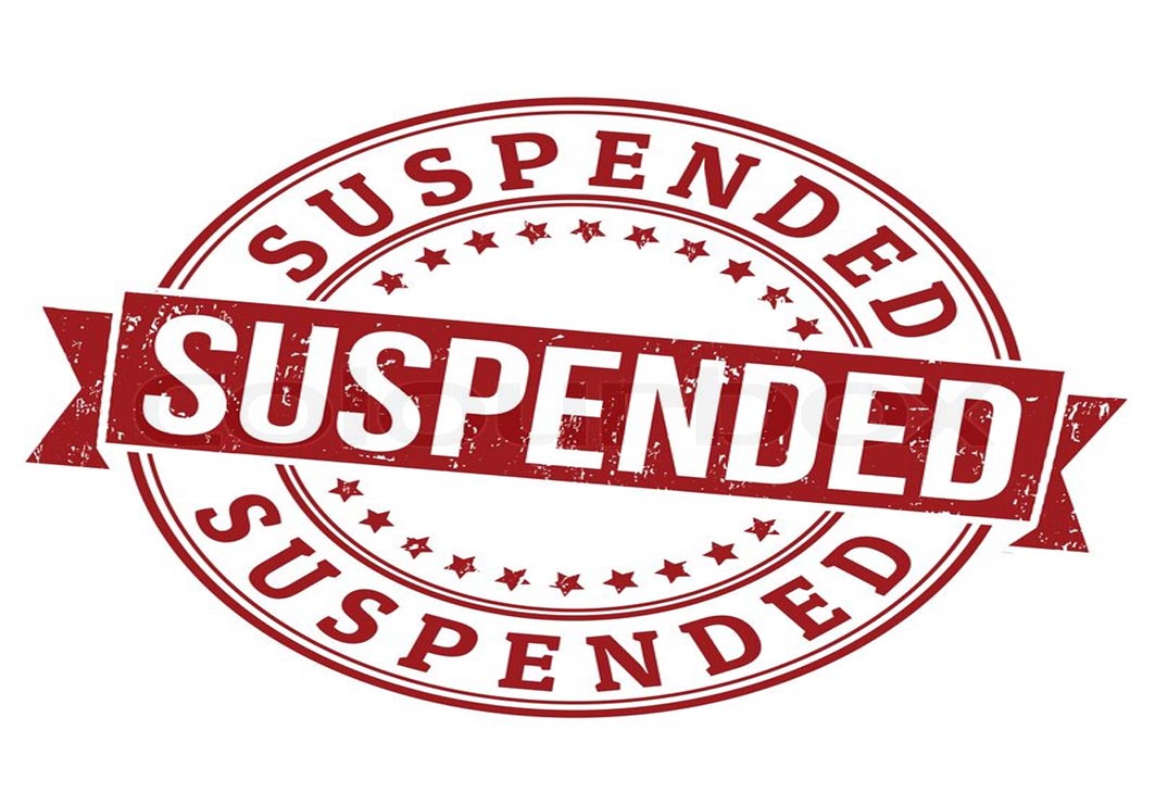 Betting driver suspended