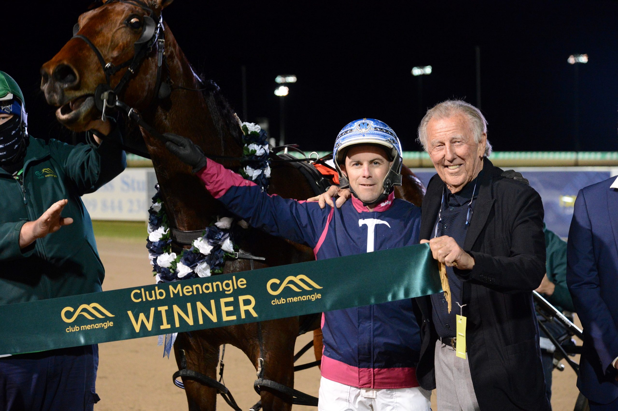 Captain salutes . . . now for the big one