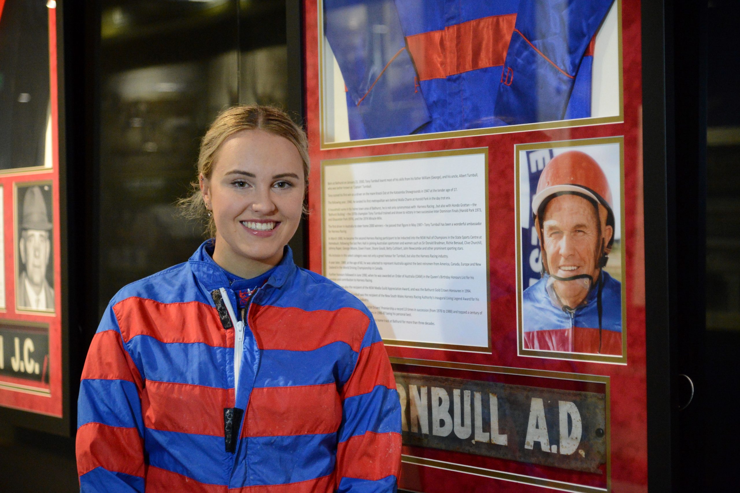 Ellen keeps those famous colours flying