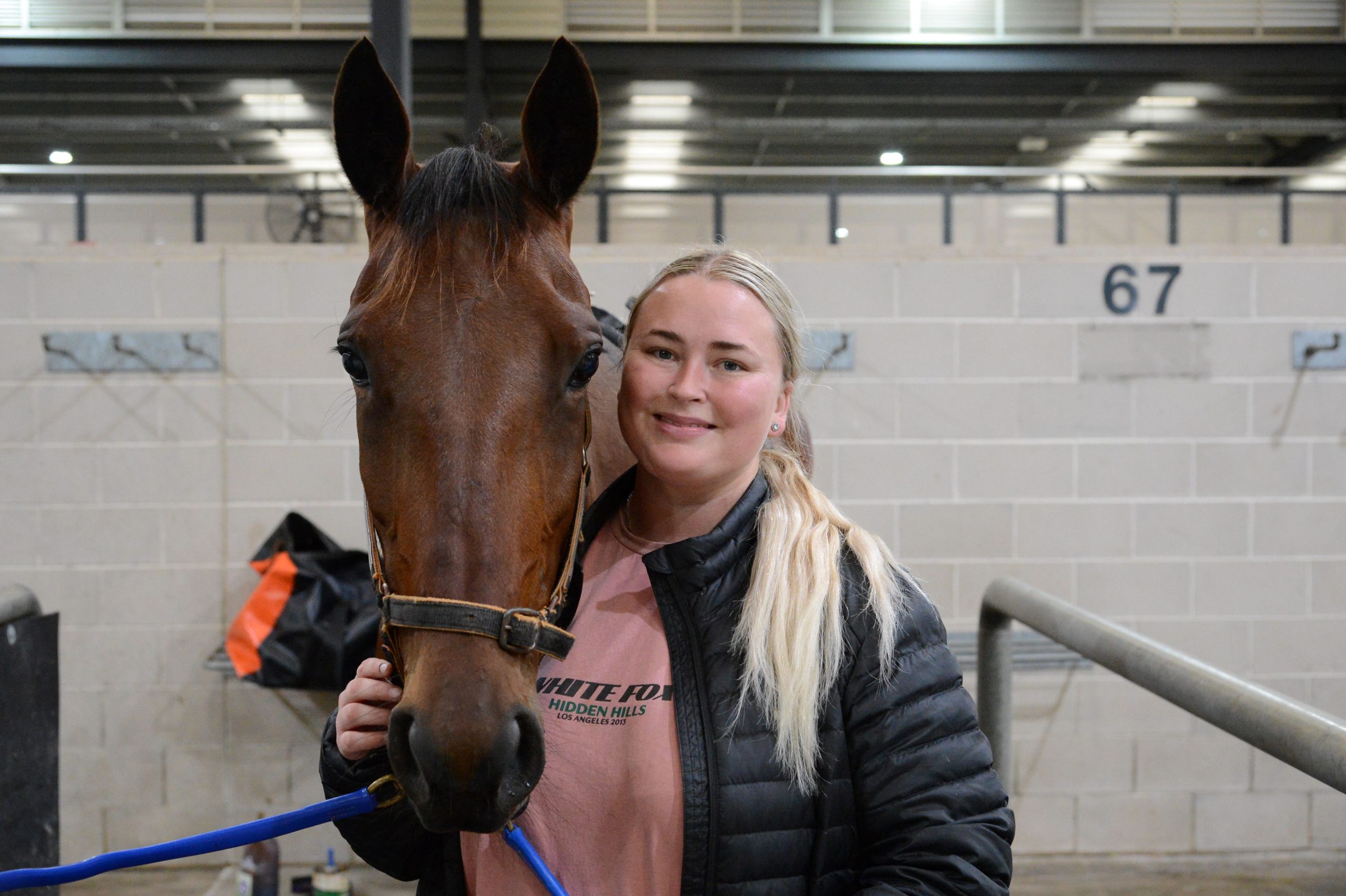 Lily's doing the hard yards with the Captain