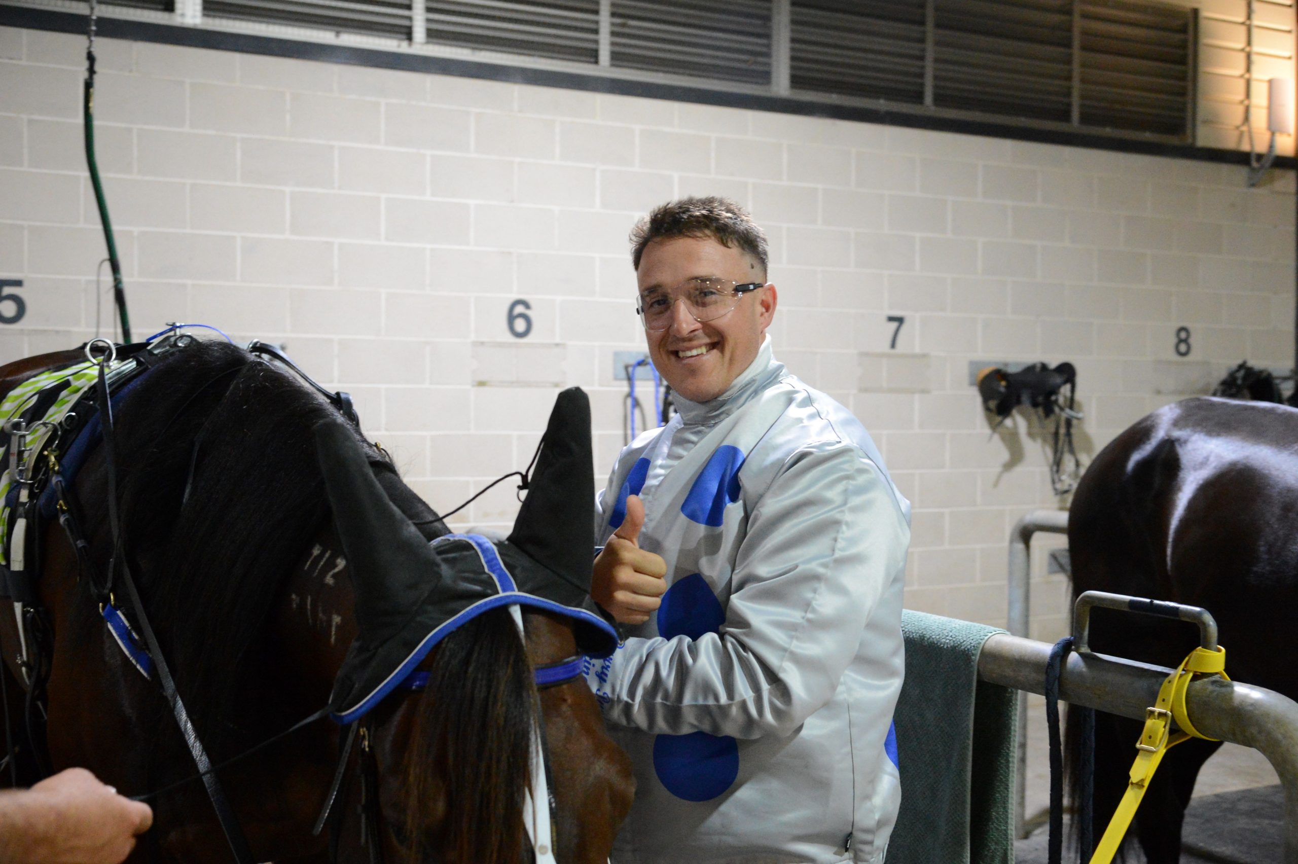 Zac getting a feel for another feature win
