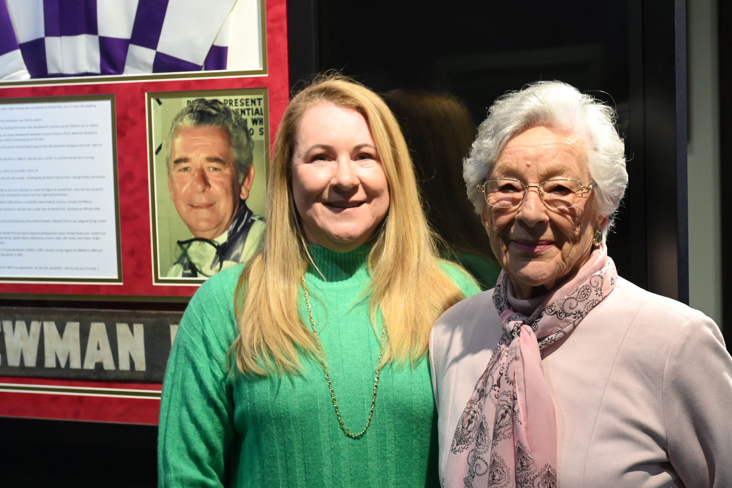 Memories of a Harold Park legend - and those famous purple and white checks