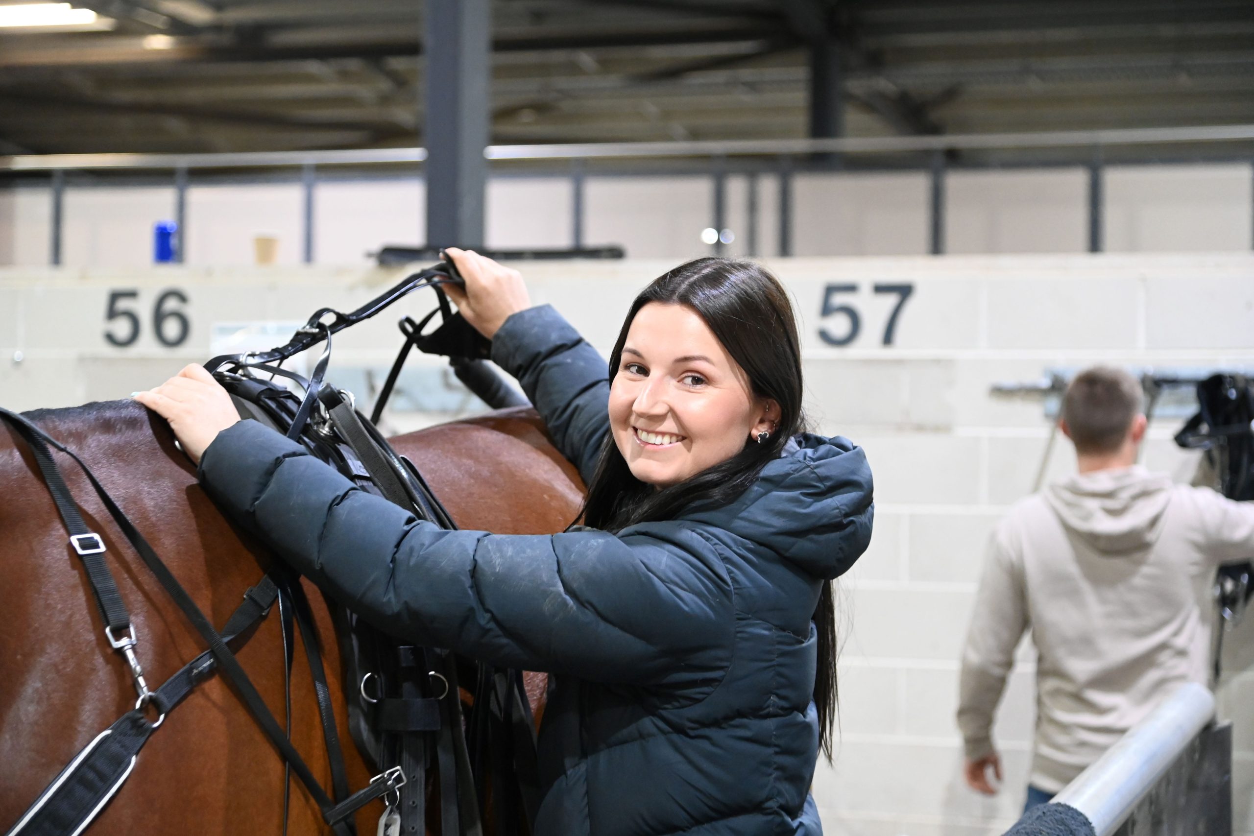 A bright new face making her mark on the track