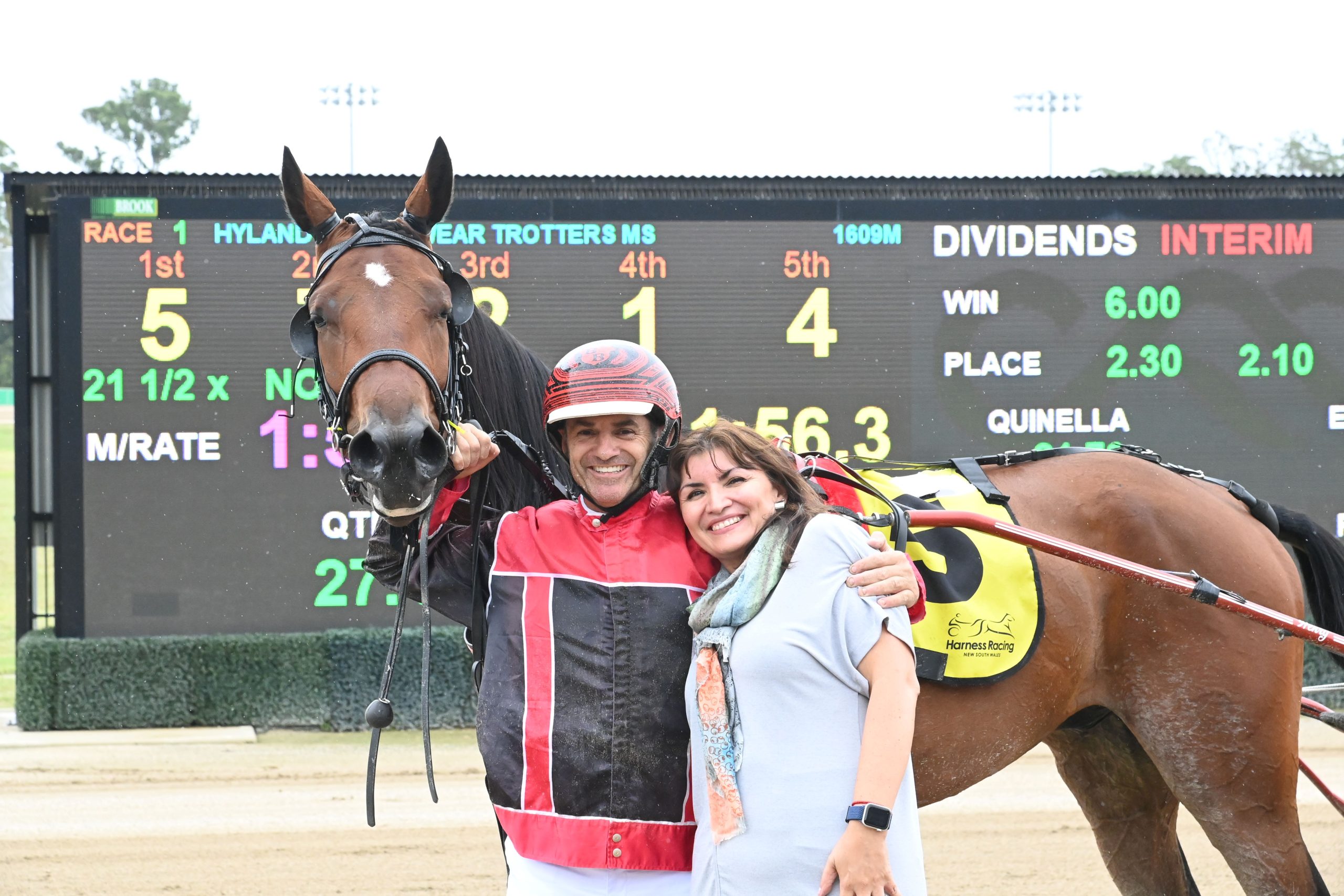 Five years out . . . and straight back into the winners' circle