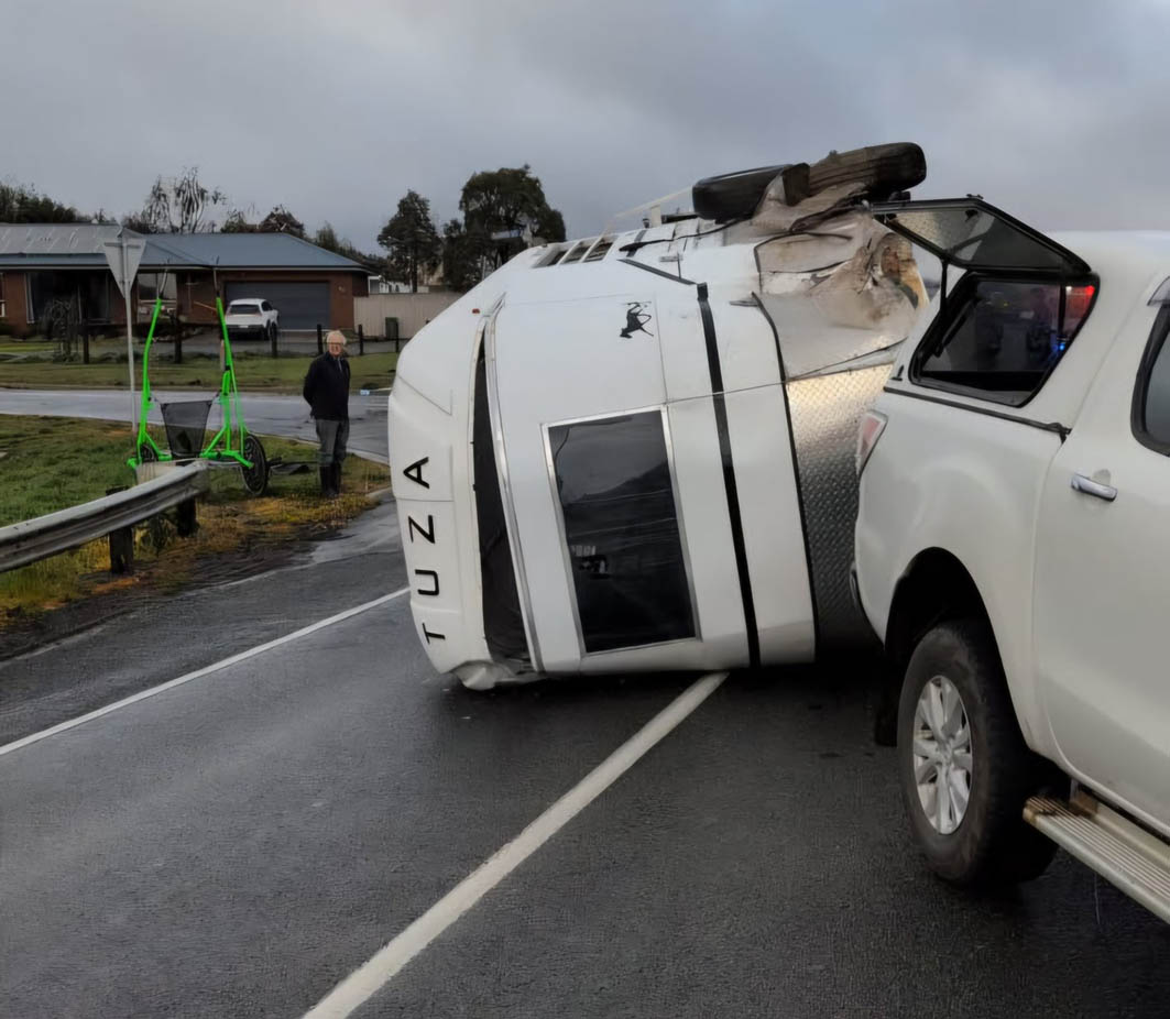 Lucky escape from serious accident