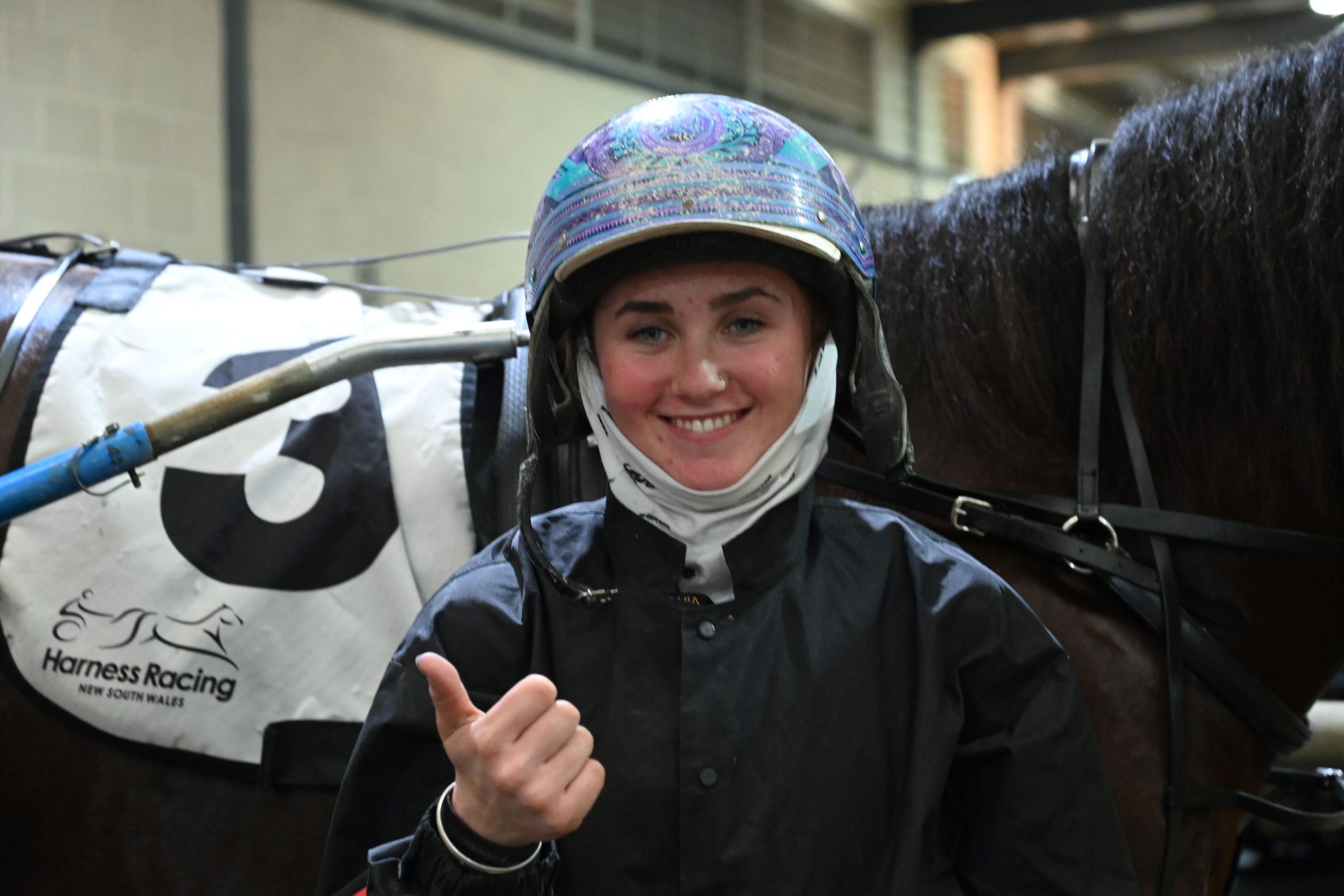 Double no trouble for this birthday girl